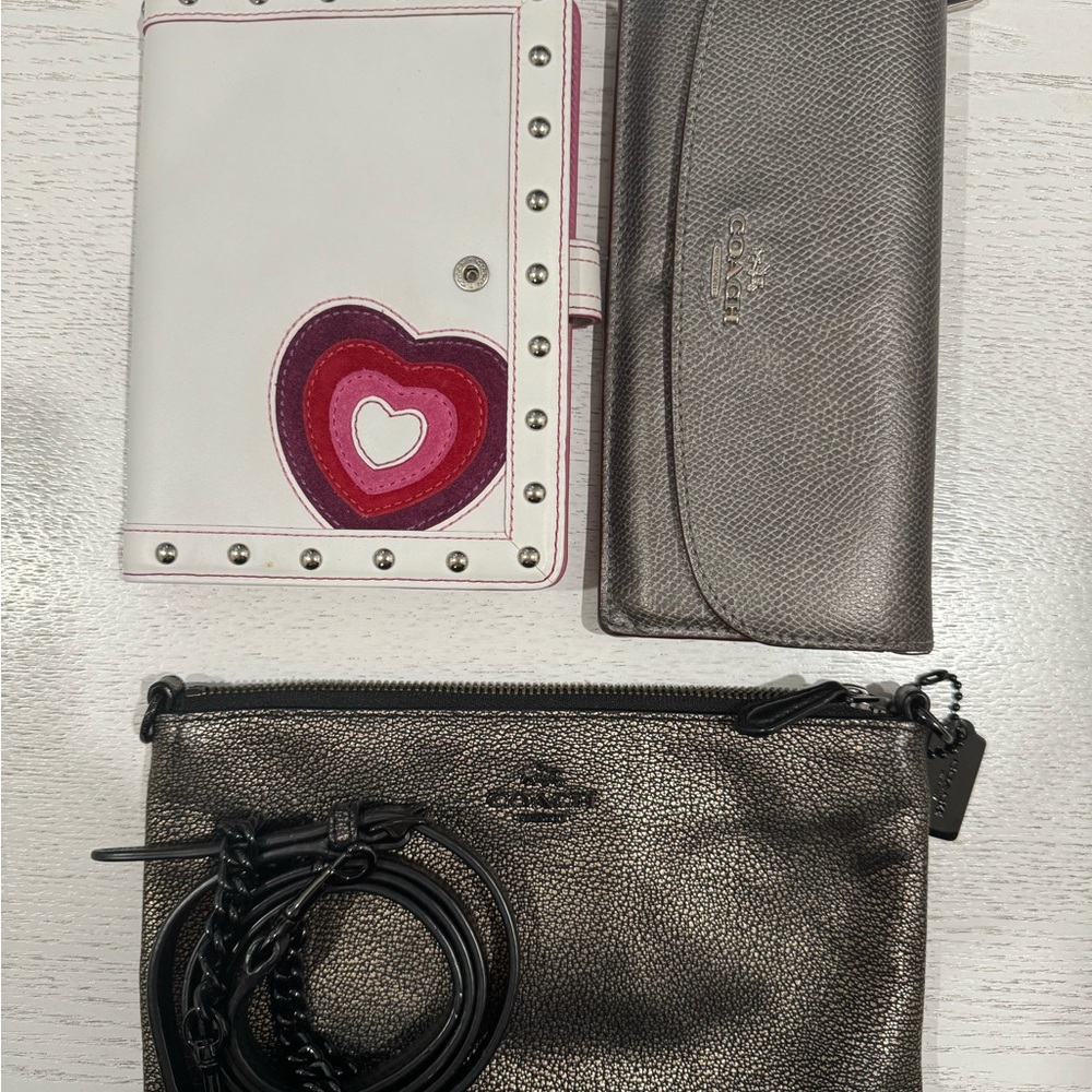 Coach Bundle (Wallet, Crossbody, Photo Album)